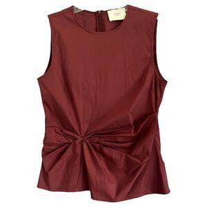 JUST Female Vadin Asymmetric Minimalist Top Small Sustainable Feminine Capsule